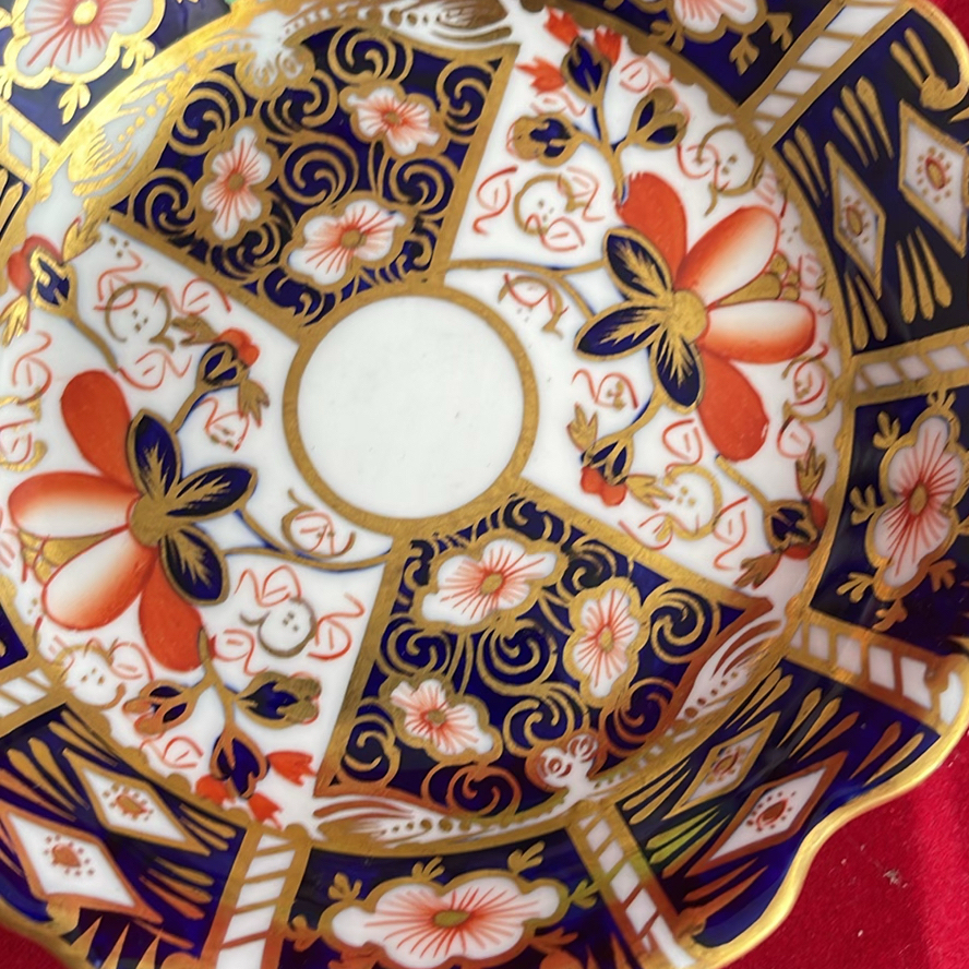 Antique Royal Crown Derby 4 Pcs Imari Pattern - image 17 of 18