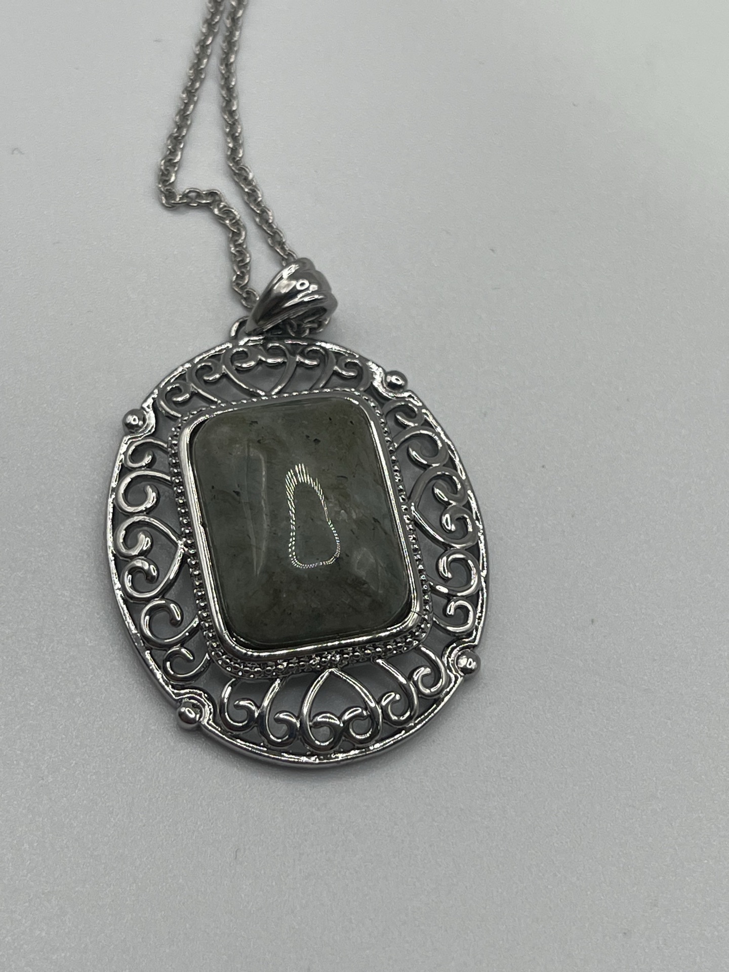 Chrysos 925 Silver Necklace And Pendant - image 10 of 13