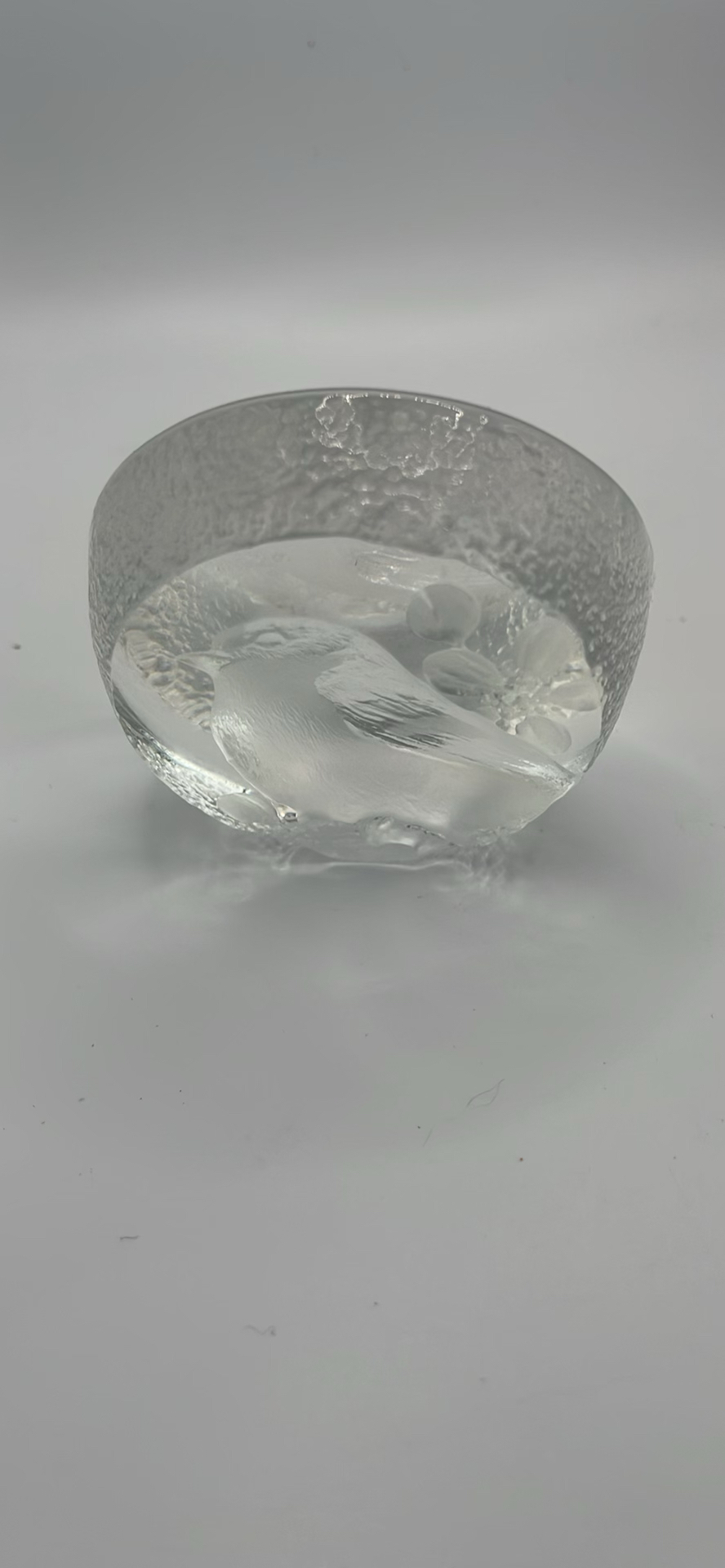 Mats Jonasson Lead Crystal Bird Paperweight - image 4 of 6