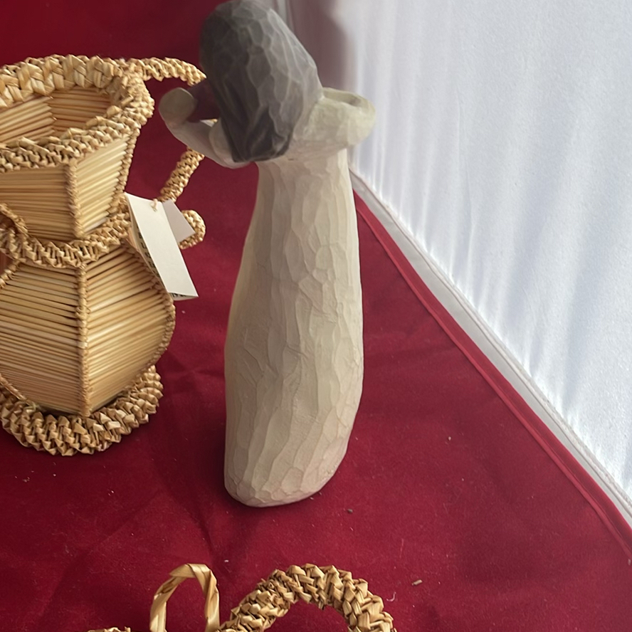 Natural Straw Decor And Willow Tree Figure - image 5 of 10