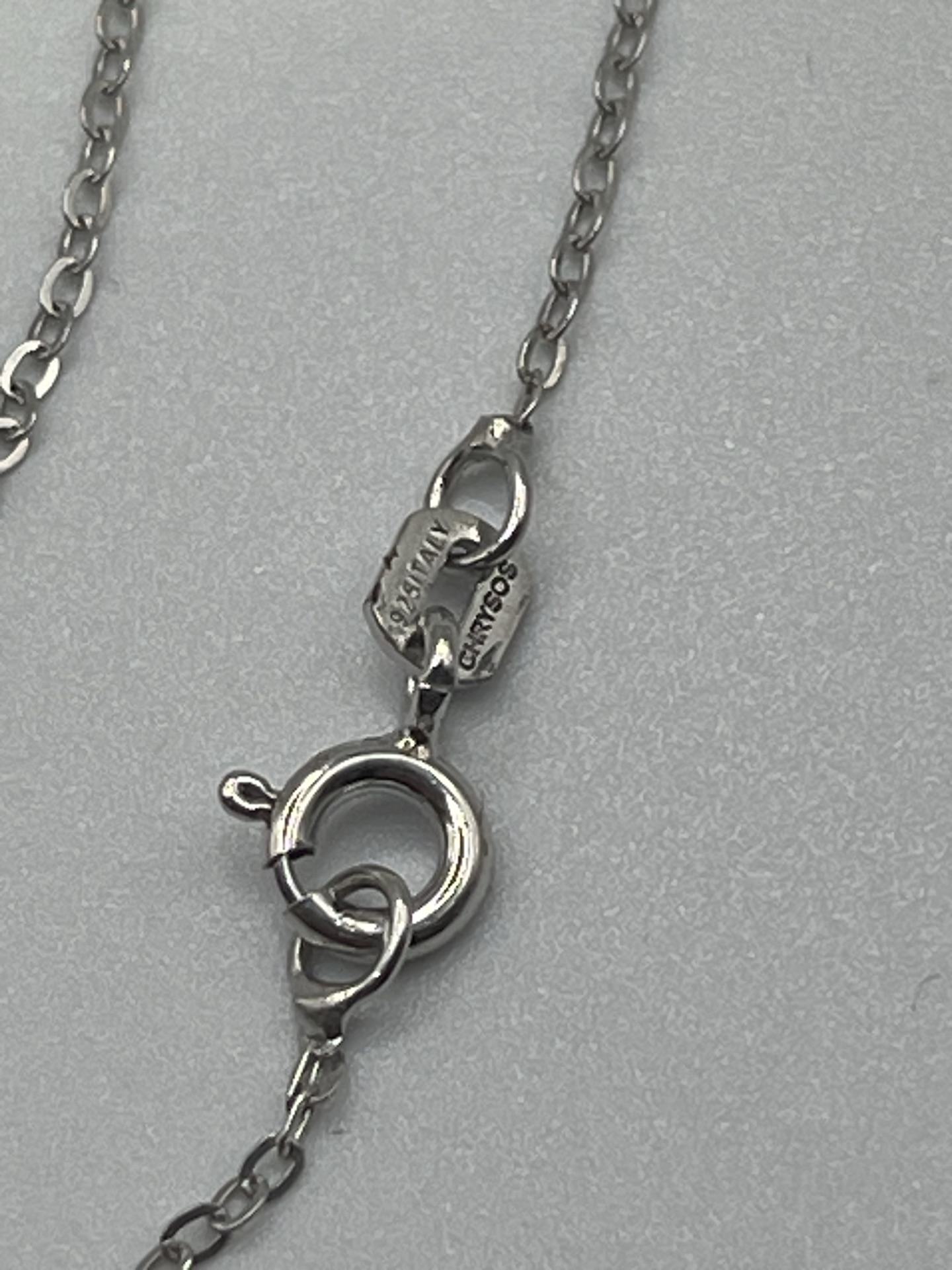 Chrysos 925 Silver Necklace And Pendant - image 6 of 13