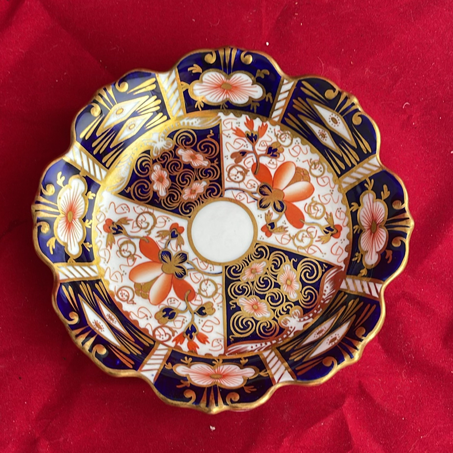 Antique Royal Crown Derby 4 Pcs Imari Pattern - image 8 of 18