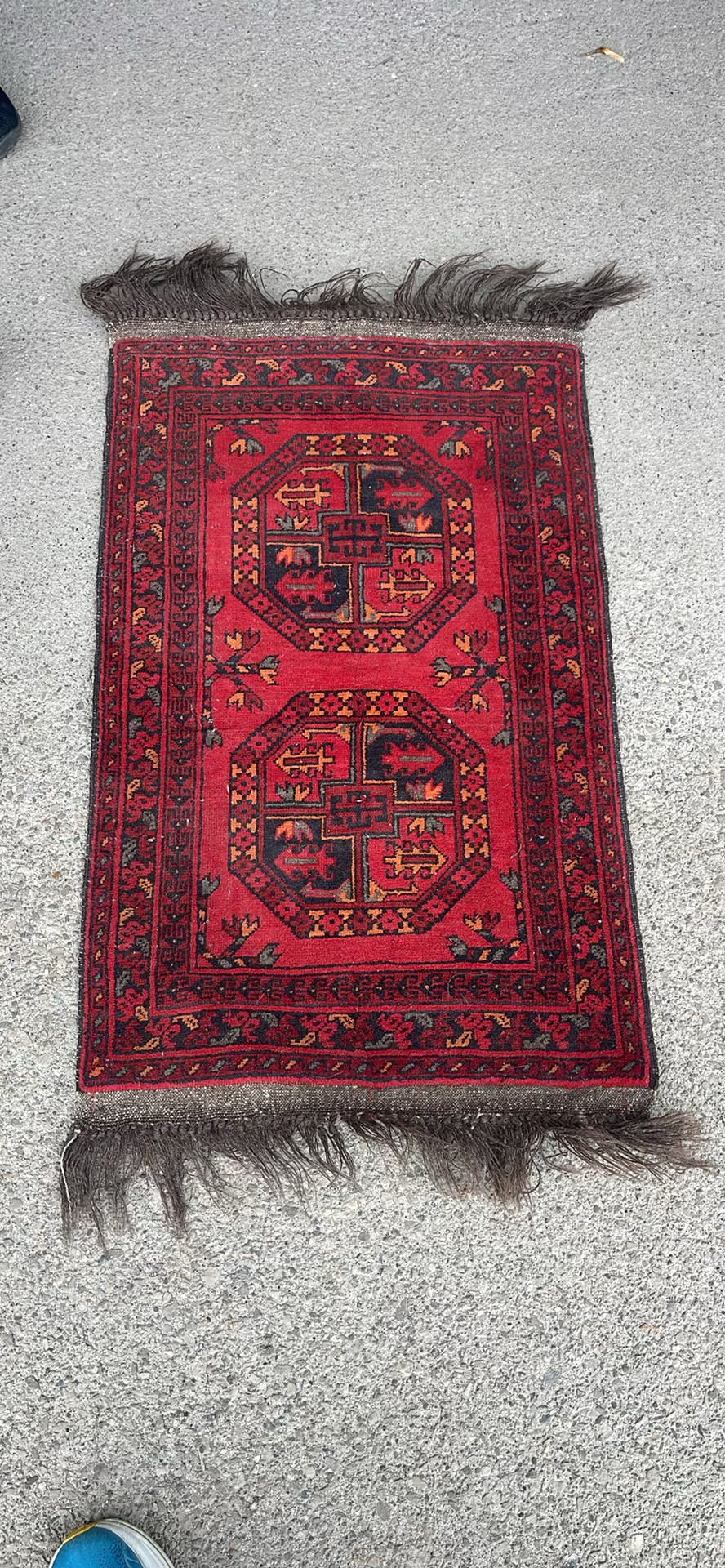 Afghan Agcha Wool Rug Floral Rug - image 6 of 10