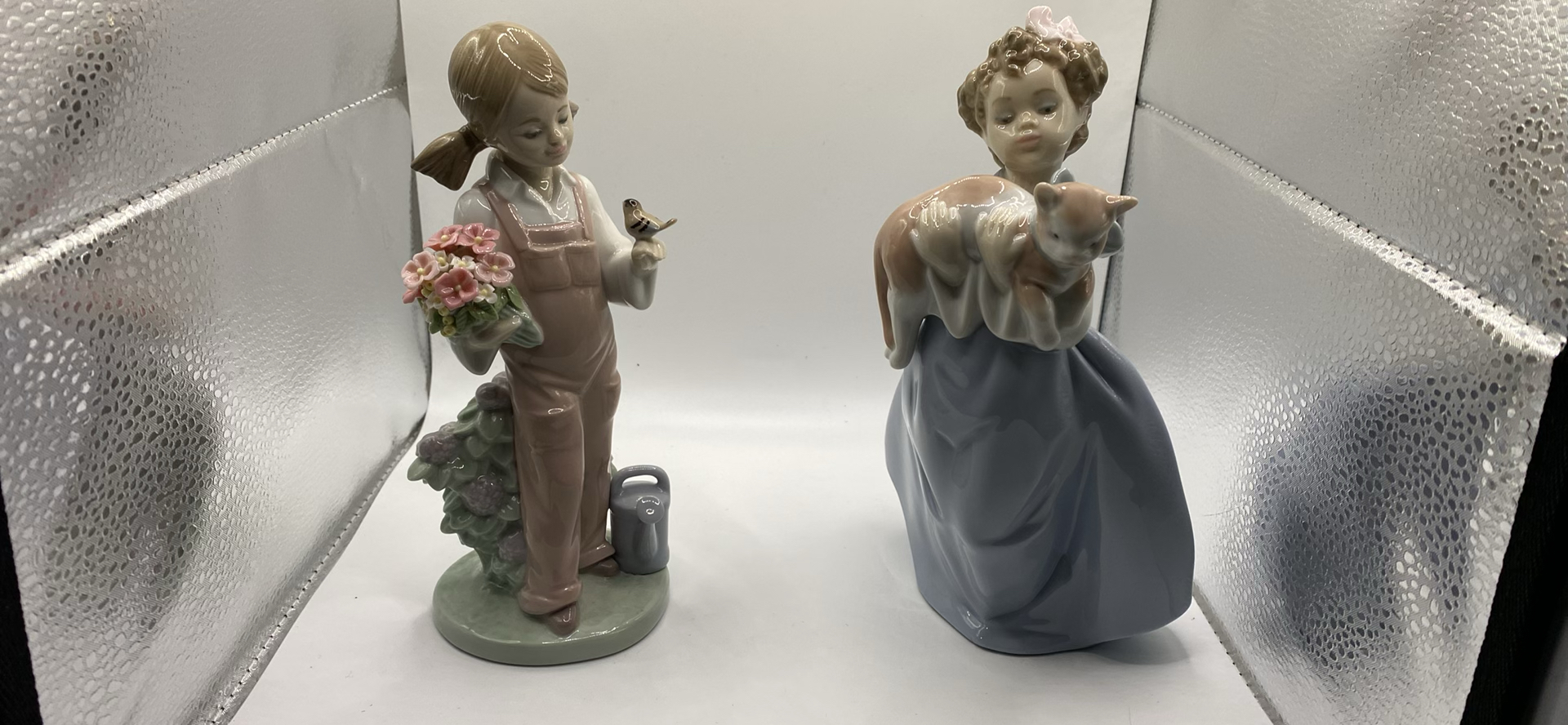 Lladro Porcelain Girl Figurines - image 1 of 13