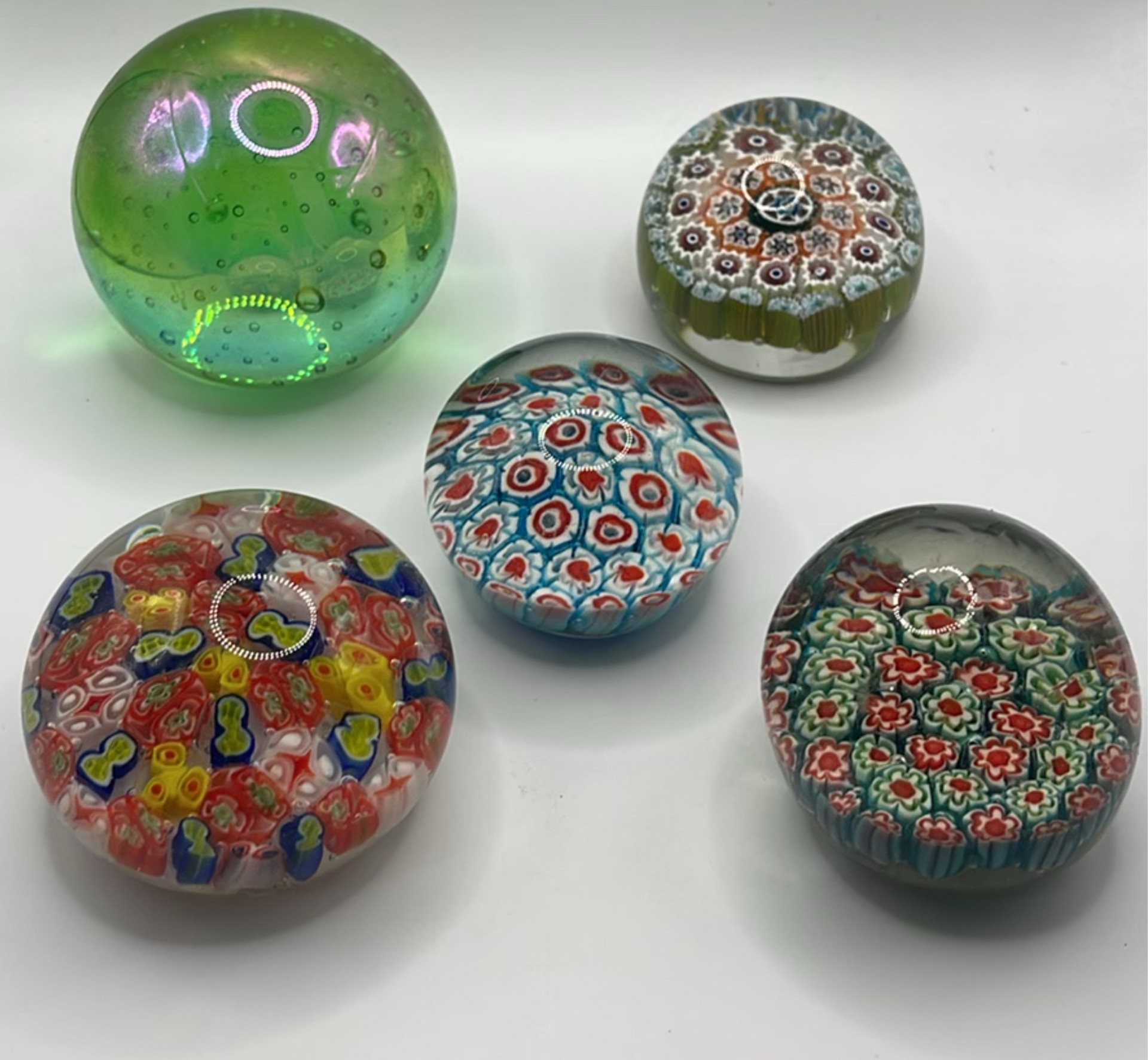 Millefiori Paperweights - image 1 of 4
