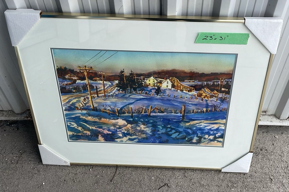 Ken Huxley Original Watercolour Farmer’s Lane Truro N.S. - image 1 of 12