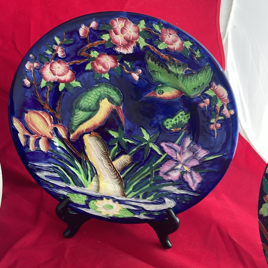 Vintage Maling Charger Plates - image 6 of 14