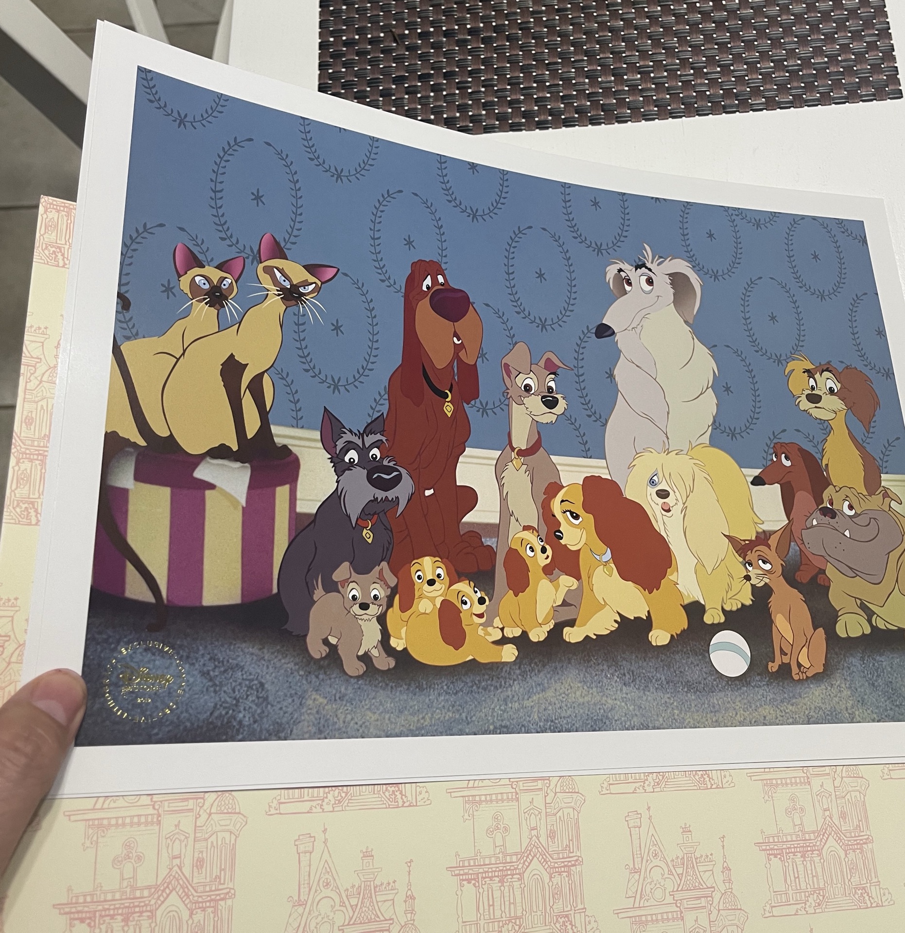 Lady And The Tramp Exclusive Commemorative Lithographs - image 3 of 5