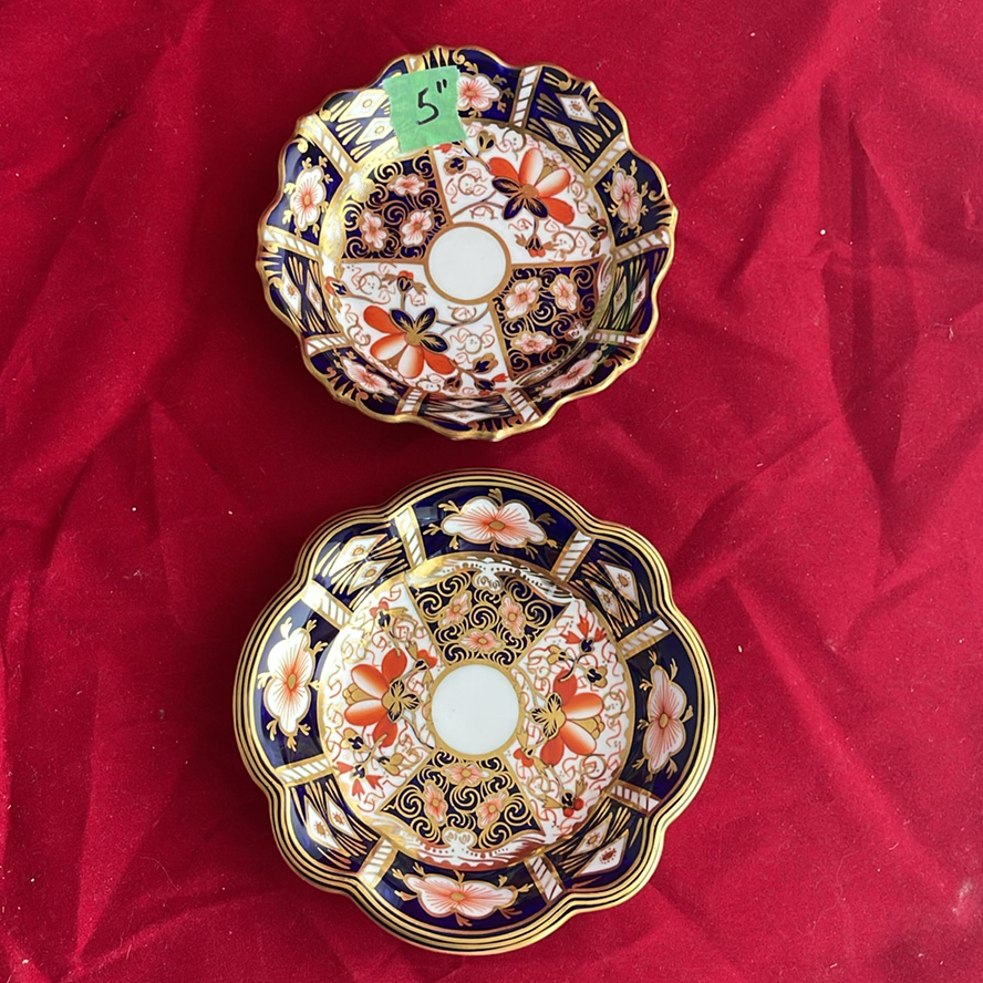 Antique Royal Crown Derby 4 Pcs Imari Pattern - image 11 of 18