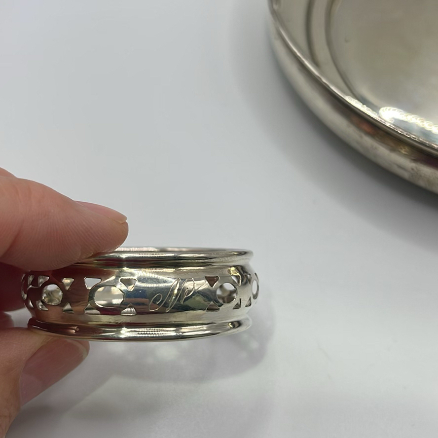 Porringer Sterling Bowl And Napkin Ring - image 2 of 9