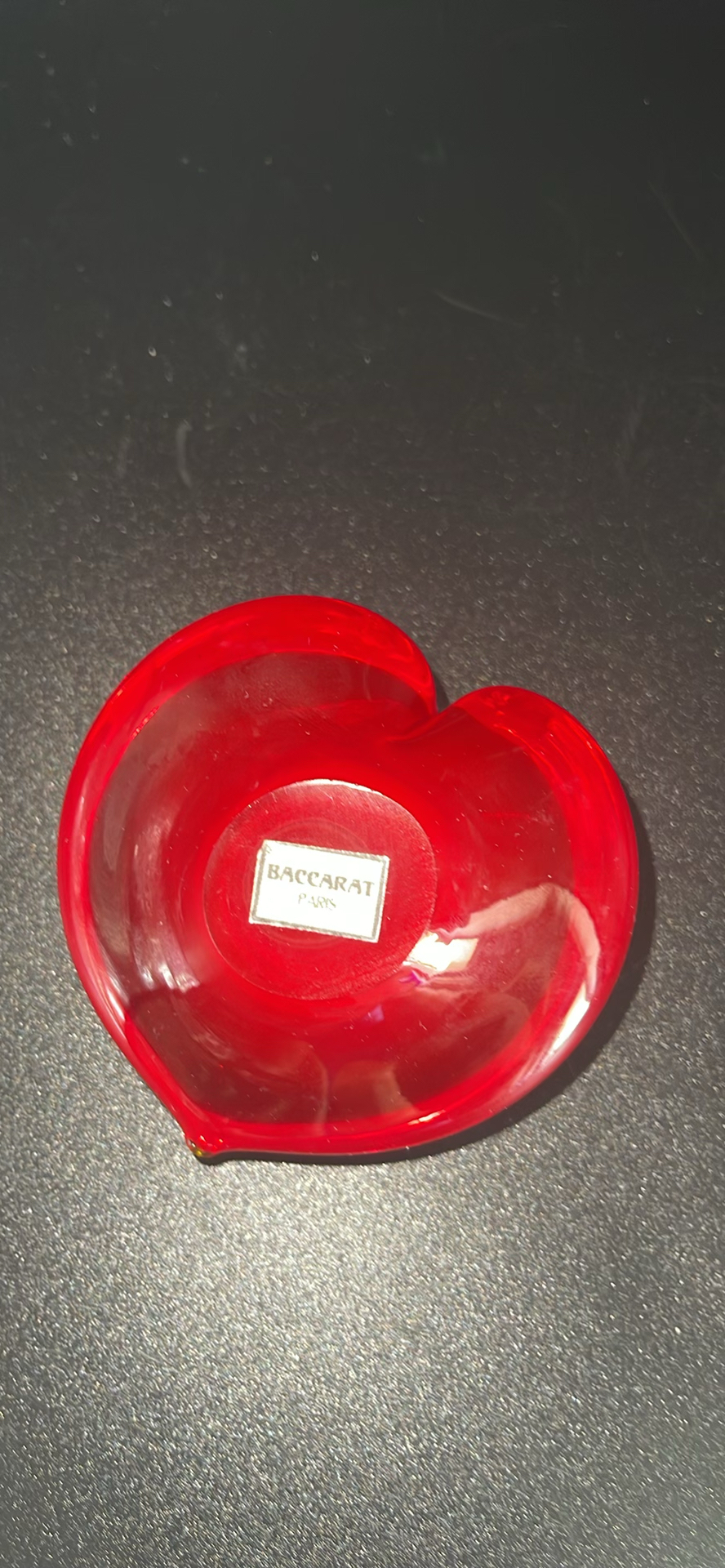 Baccarat Red Puffy Heart Paperweight - image 3 of 7