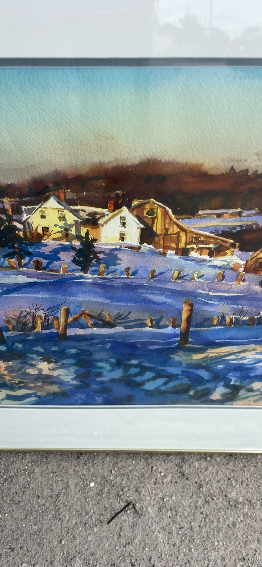 Ken Huxley Original Watercolour Farmer’s Lane Truro N.S. - image 5 of 12