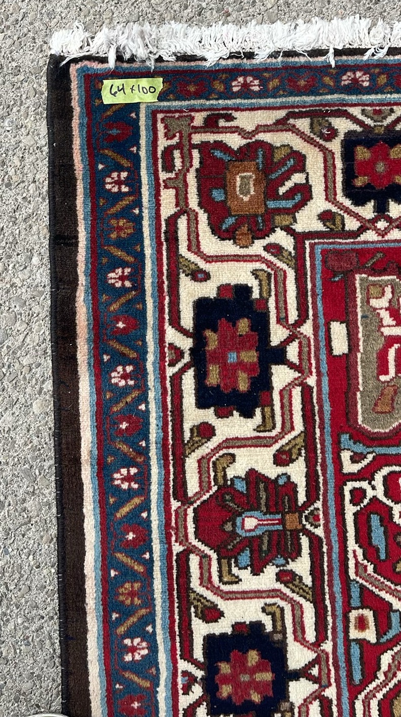 Vintage Persian Heriz Rug - image 2 of 8