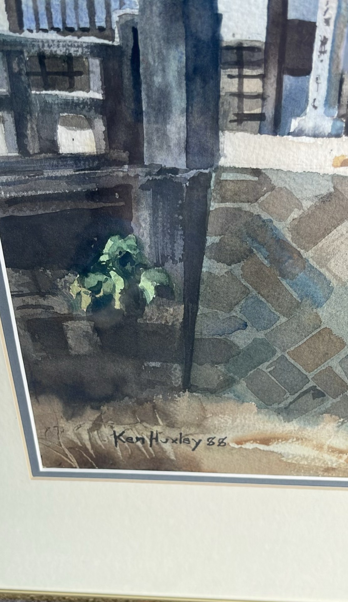 Omori, Japan Watercolour Ken Huxley 1988 - image 3 of 10