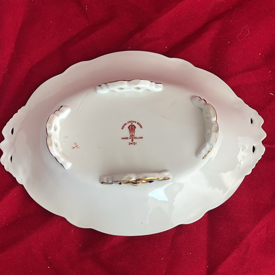 Antique Royal Crown Derby 4 Pcs Imari Pattern - image 6 of 18