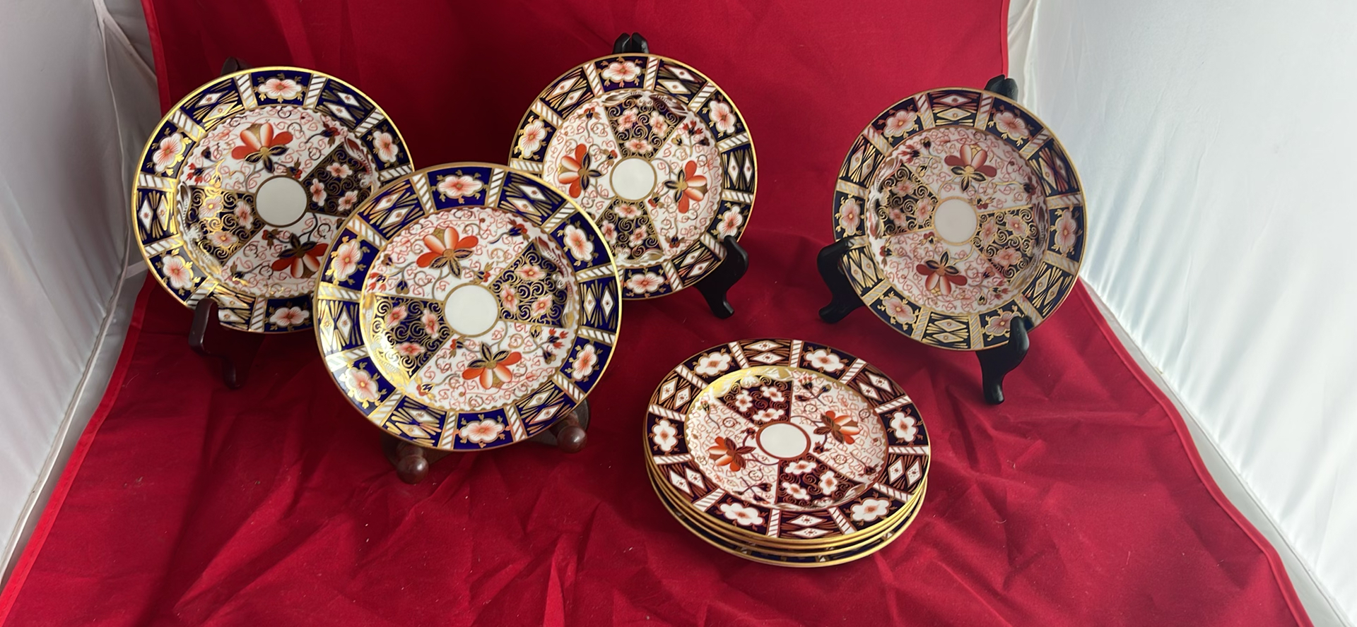 Royal Crown Derby Imari Lunch Plates - image 1 of 13