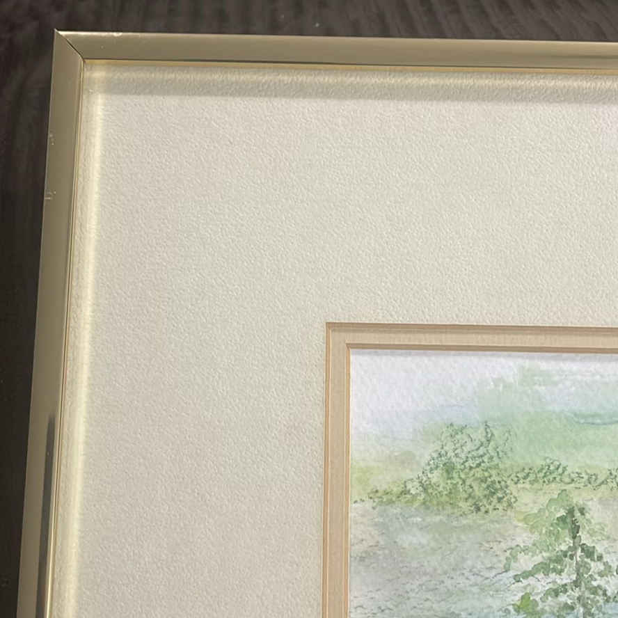Lake Picard Dog Days Of Summer 2006 Watercolour Landscape - image 3 of 9