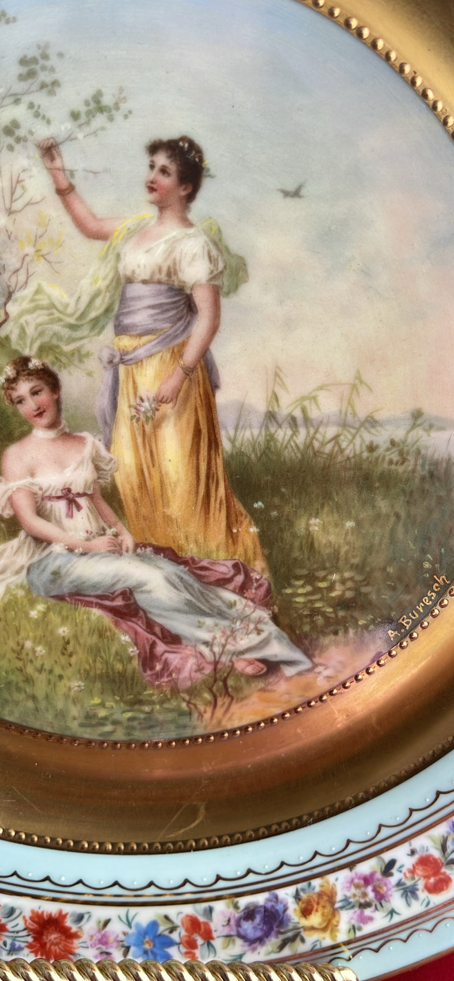 Antique Decorative Plates Including Royal Vienna - image 12 of 14