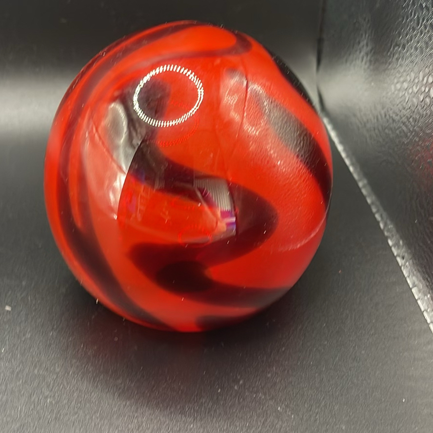 Royal Doulton Flambe Duck and Red Glass Paperweight - image 4 of 9