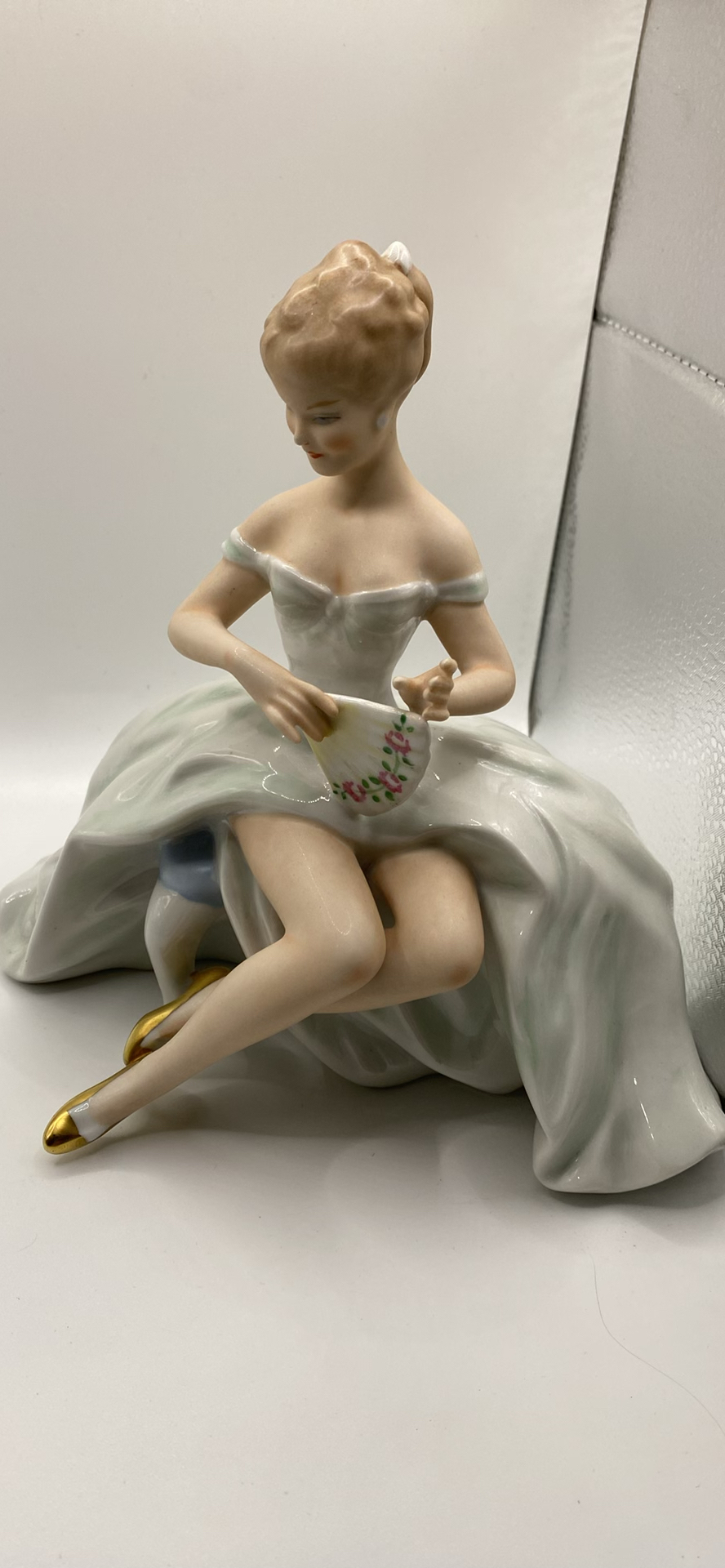 Wallendorf Seated Lady with Fan - image 1 of 6