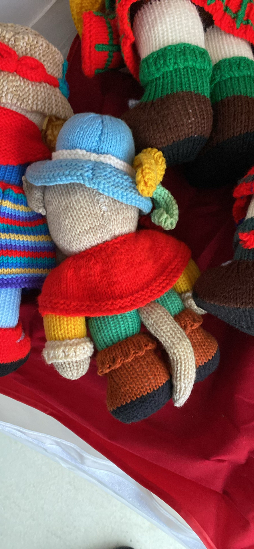 Handmade Hand knitted Dolls - image 12 of 18