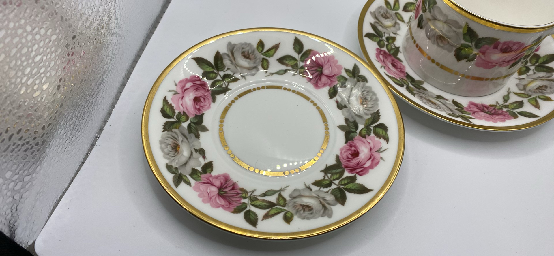 Royal Worcester Royal Garden teacup and saucer Set - image 5 of 12