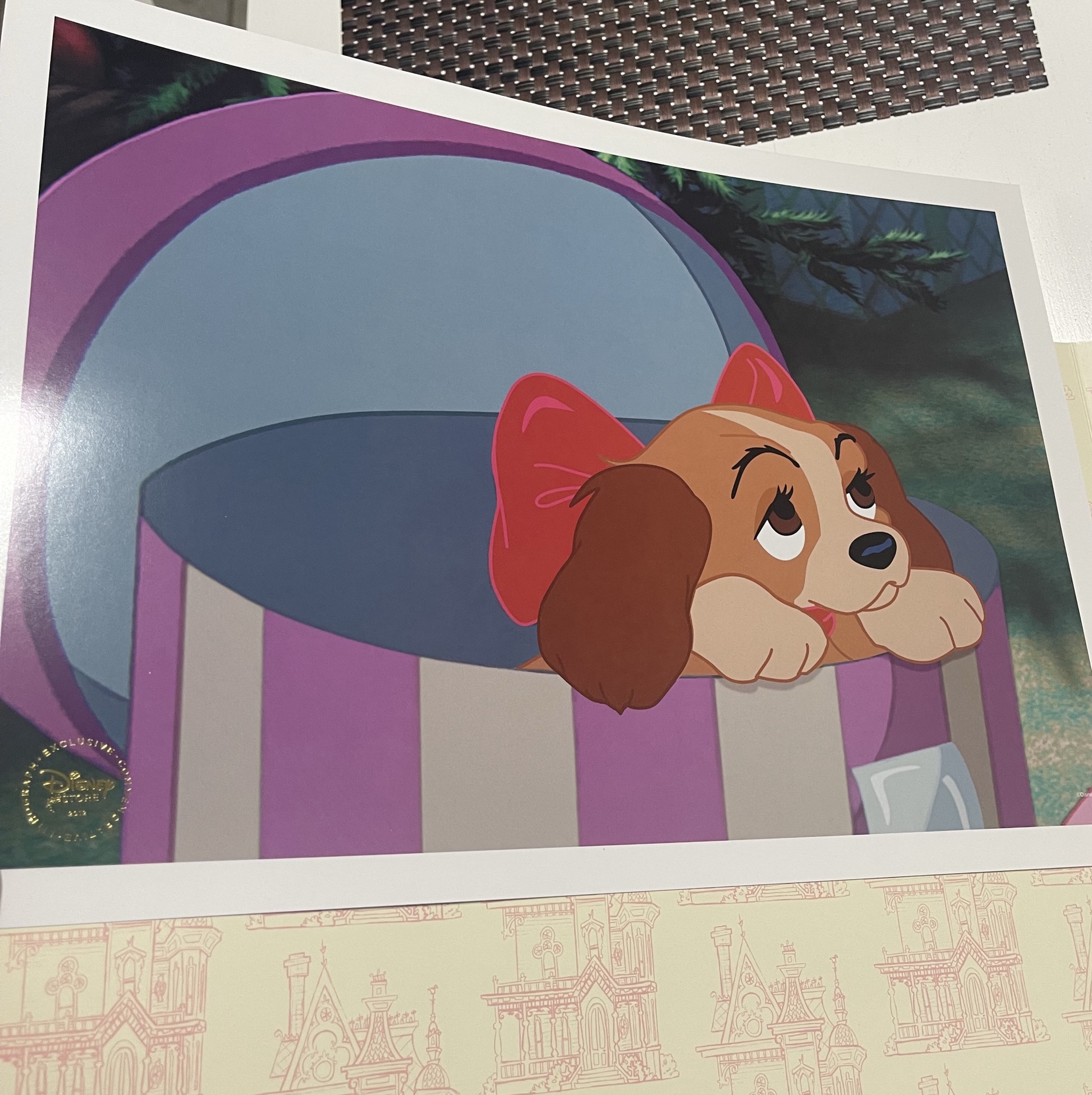 Lady And The Tramp Exclusive Commemorative Lithographs - image 2 of 5