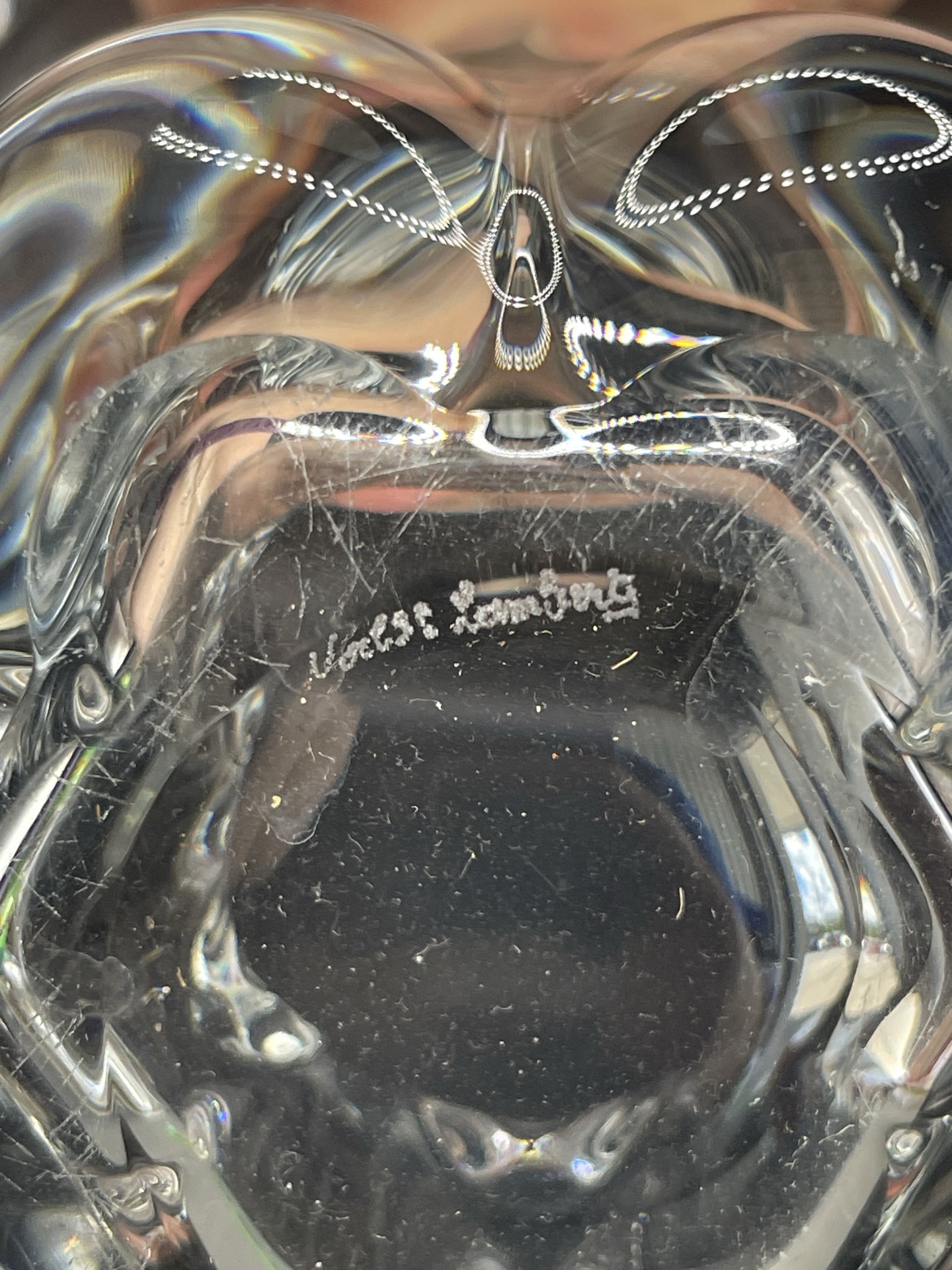 Val St. Lambert Vamp Clear Glass Decorative Bowl/Vase - image 7 of 7