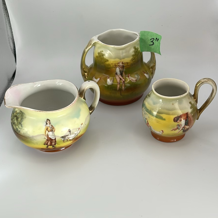 Vintage Royal Bayreuth 3 Pitchers - image 1 of 14