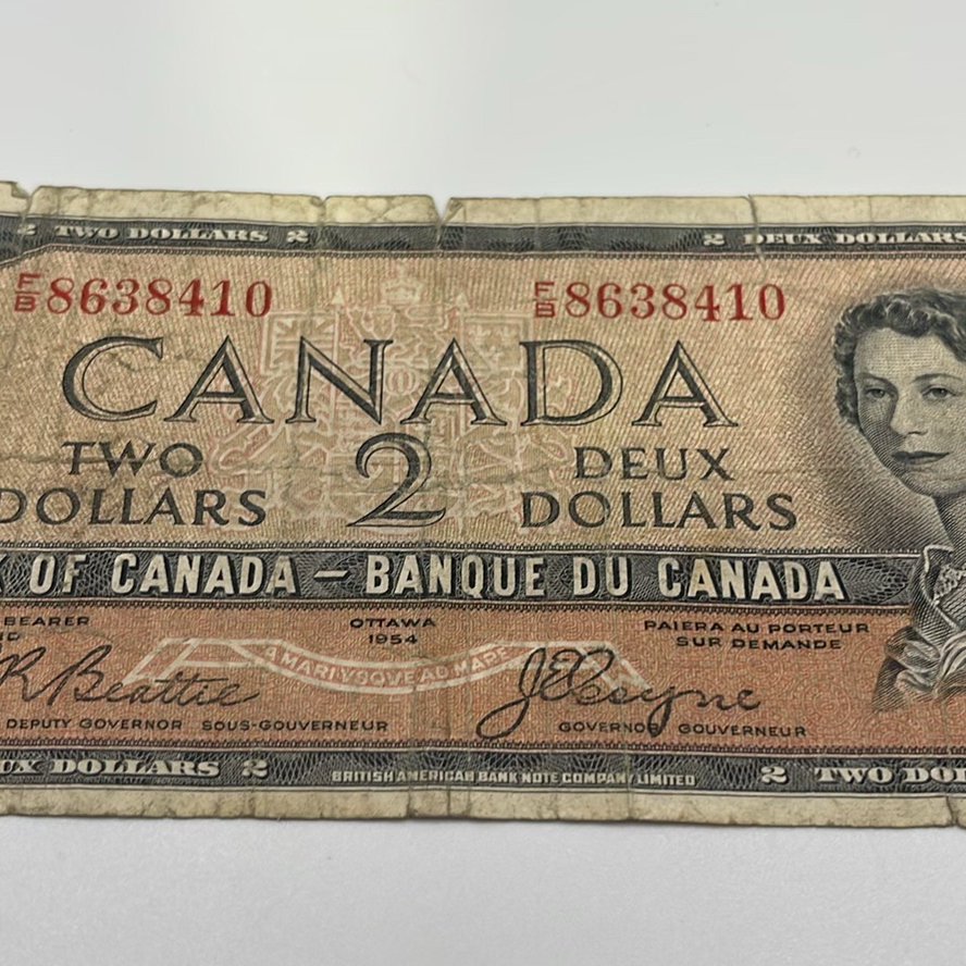Canadian Vintage $2 Bills - image 3 of 17
