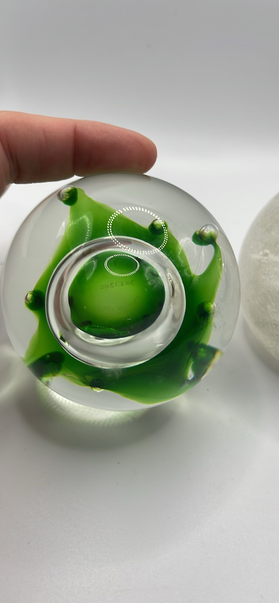Caithness Glass Clock and Maydance Paperweight  - image 4 of 9