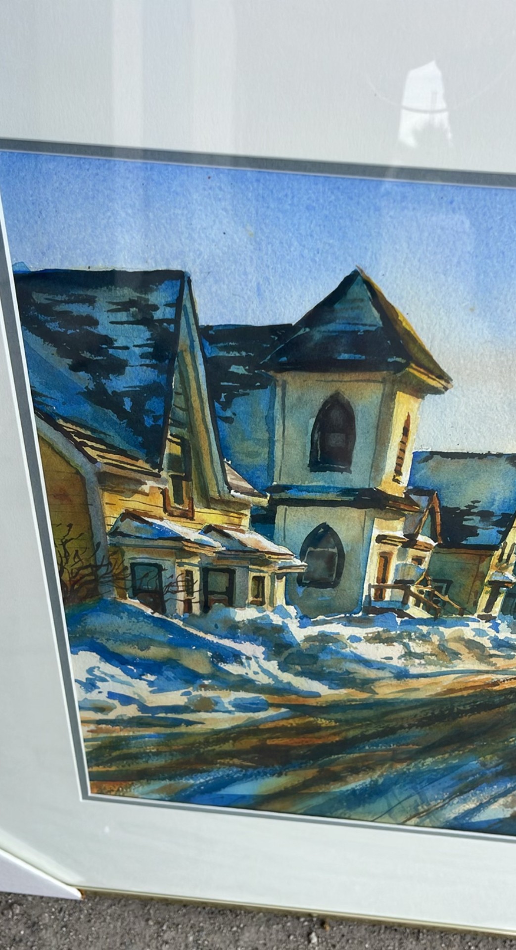 Church at Norten N.B. Watercolour by Ken Huxley - image 3 of 9