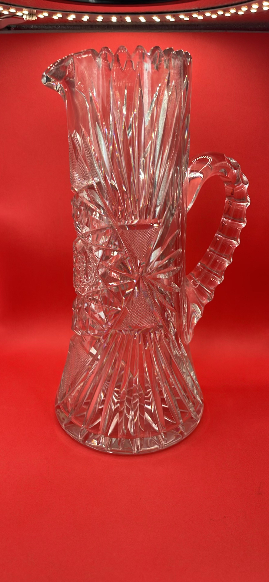Roden Brothers Crystal Pitcher - image 1 of 6