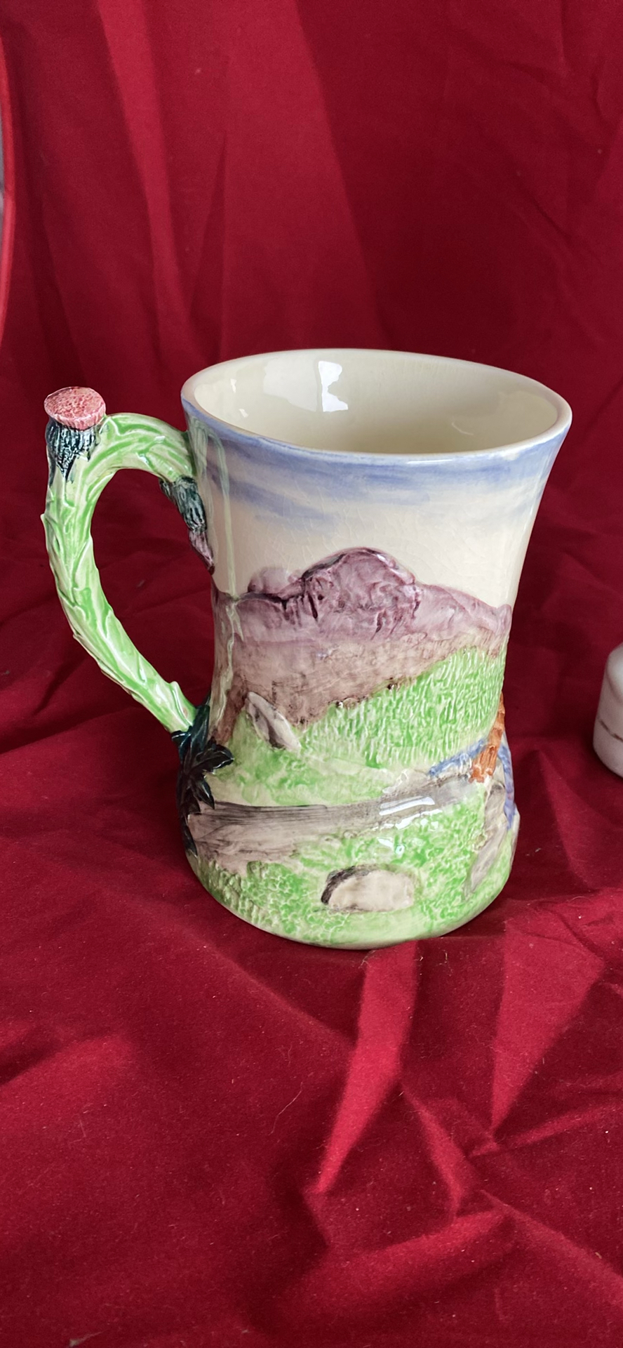 Antique Staffordshire Figurine and English Ceramic Musical Mug - image 15 of 16
