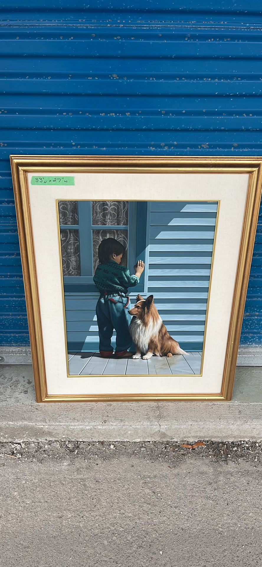 Daniel Plante 1991 Oil Painting “Gabriel & Riki” - image 1 of 13