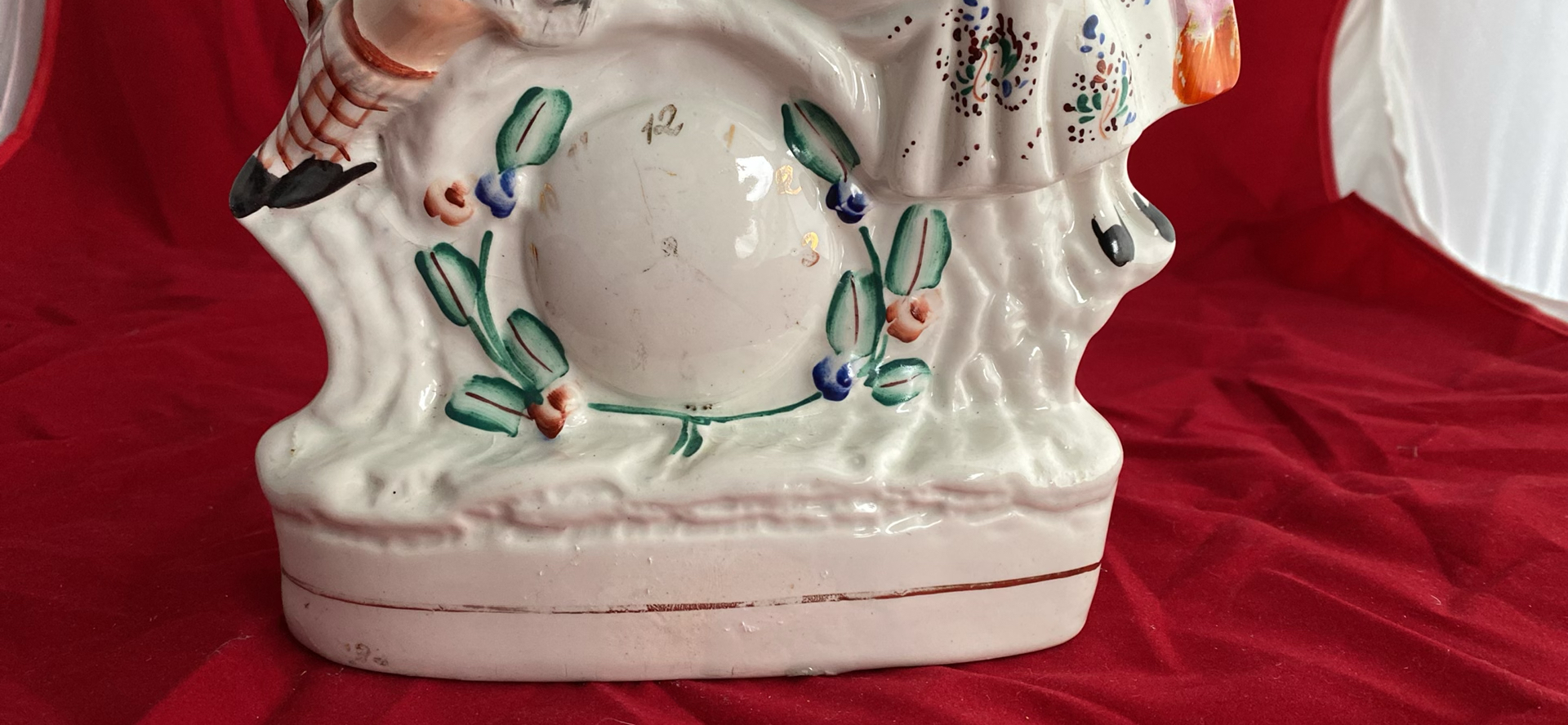 Antique Staffordshire Figurine and English Ceramic Musical Mug - image 7 of 16