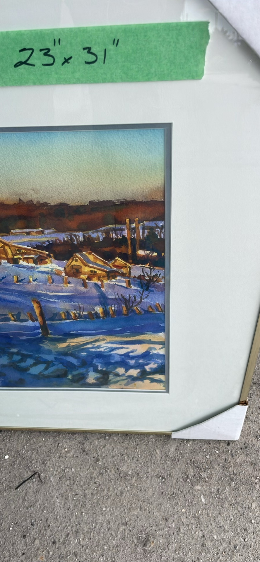 Ken Huxley Original Watercolour Farmer’s Lane Truro N.S. - image 6 of 12
