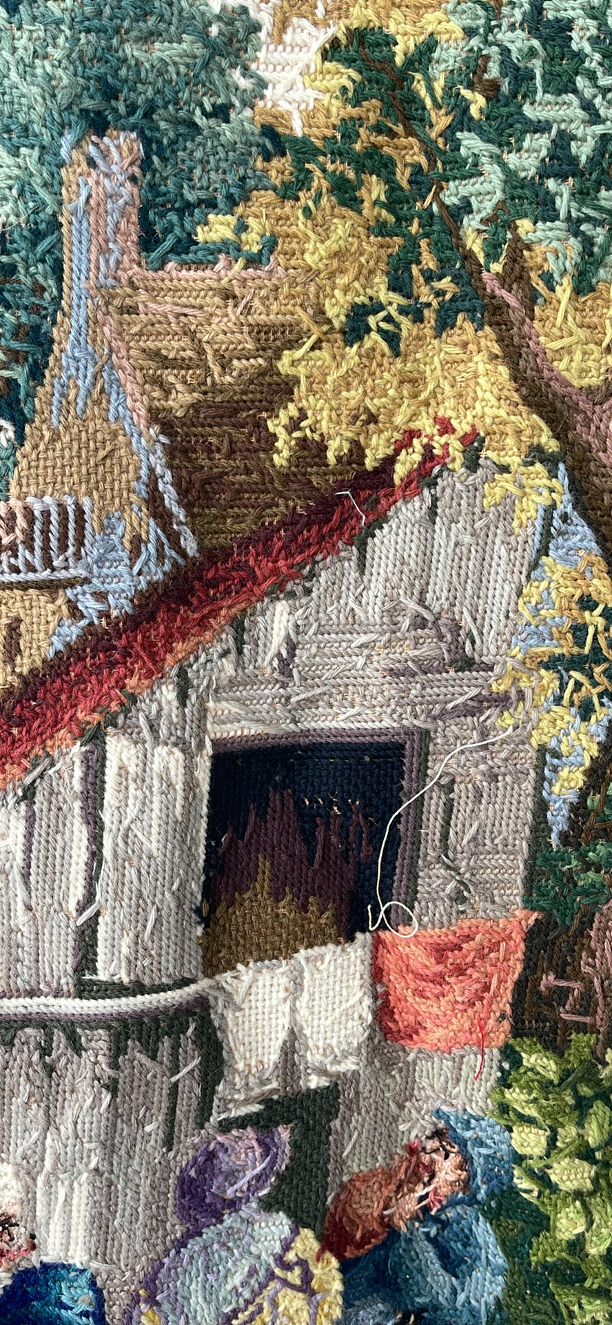Large Needlepoint Tapestry  - image 9 of 10
