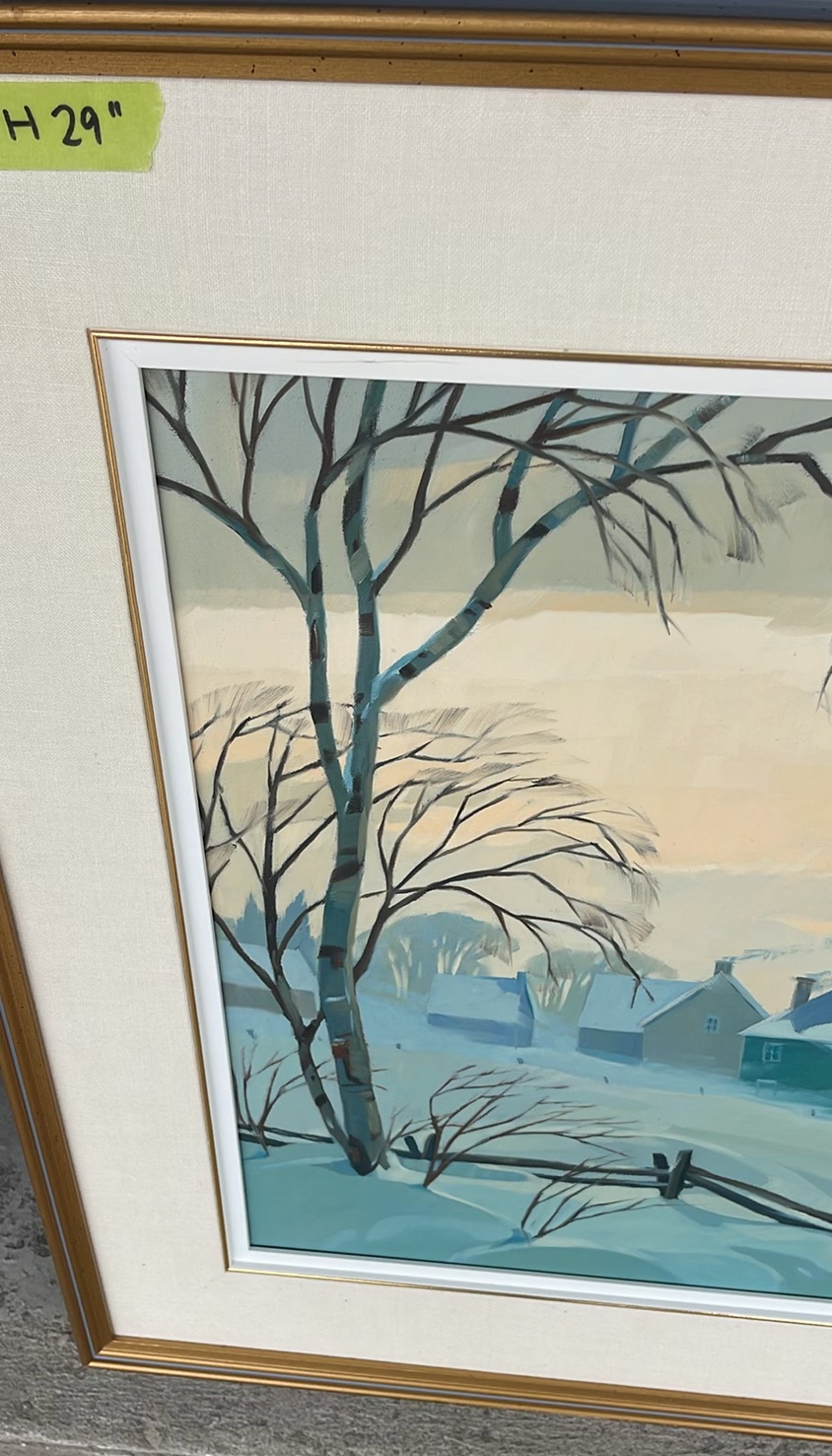 Poudrerie Au Village Original Oil Painting St Gilles - image 7 of 14