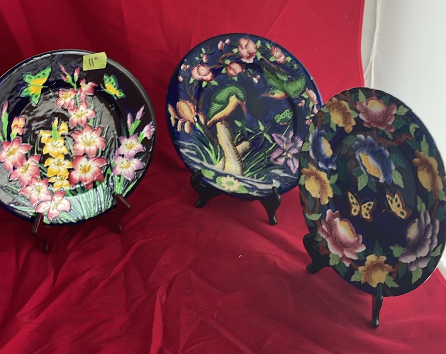 Vintage Maling Charger Plates - image 1 of 14