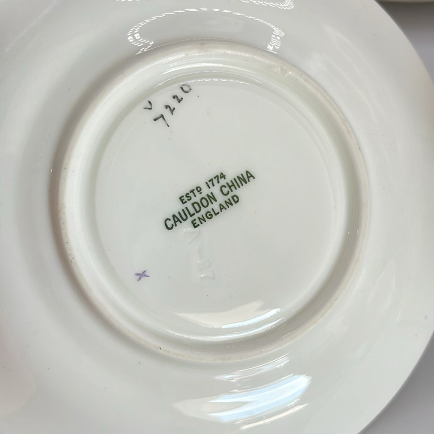 Lot of 4 Vintage & Antique Fine Porcelain Demitasse Sets - English & European Fine China - image 6 of 20