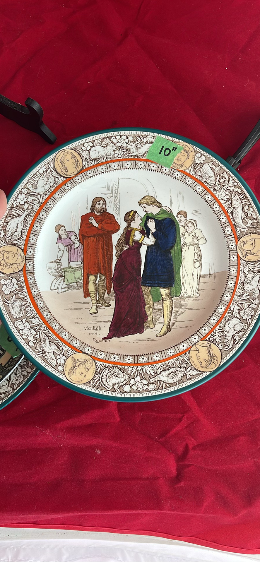 Antique Wedgwood Ivanhoe Plates And Royal Doulton Plate - image 10 of 13