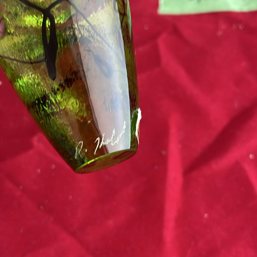 Green glass art from Ian Forbes and Robert Held - image 9 of 10
