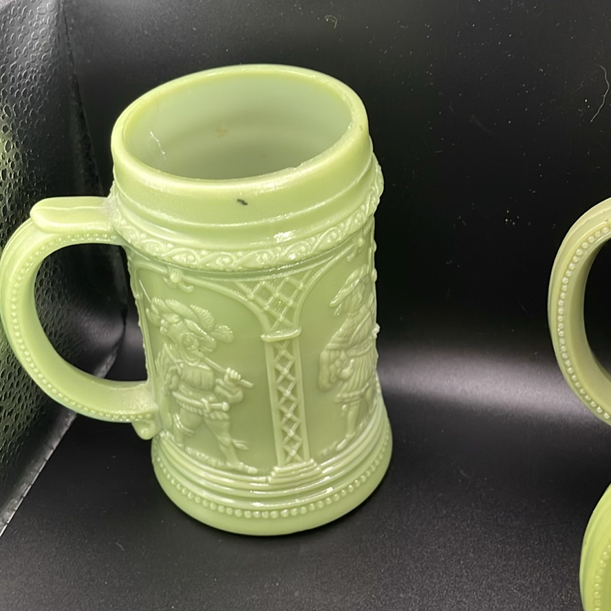 Slag Glass Beer Steins And Pitcher Stein - image 16 of 16
