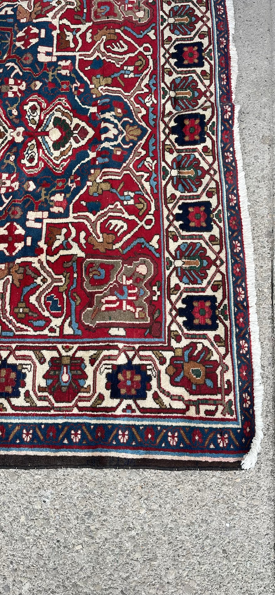 Vintage Persian Heriz Rug - image 4 of 8