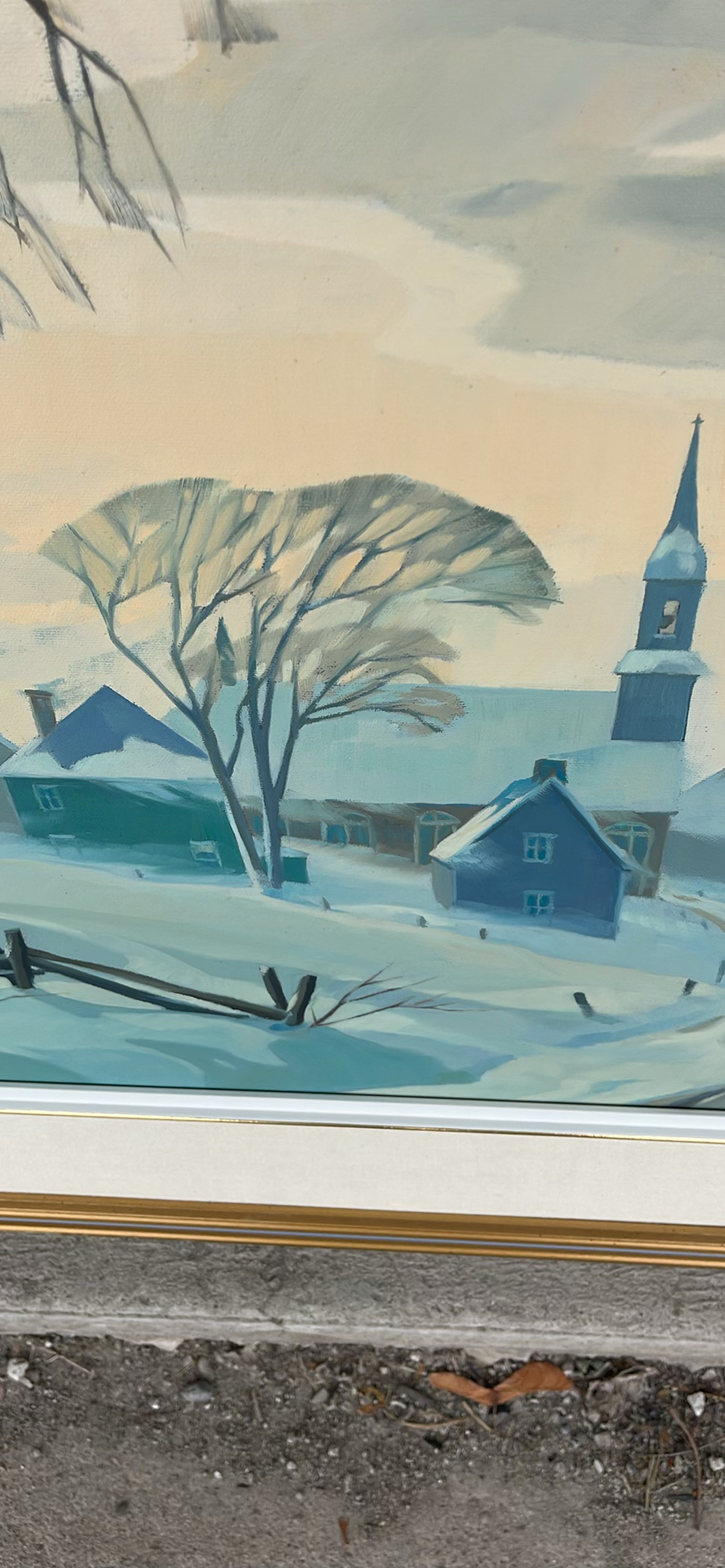 Poudrerie Au Village Original Oil Painting St Gilles - image 10 of 14