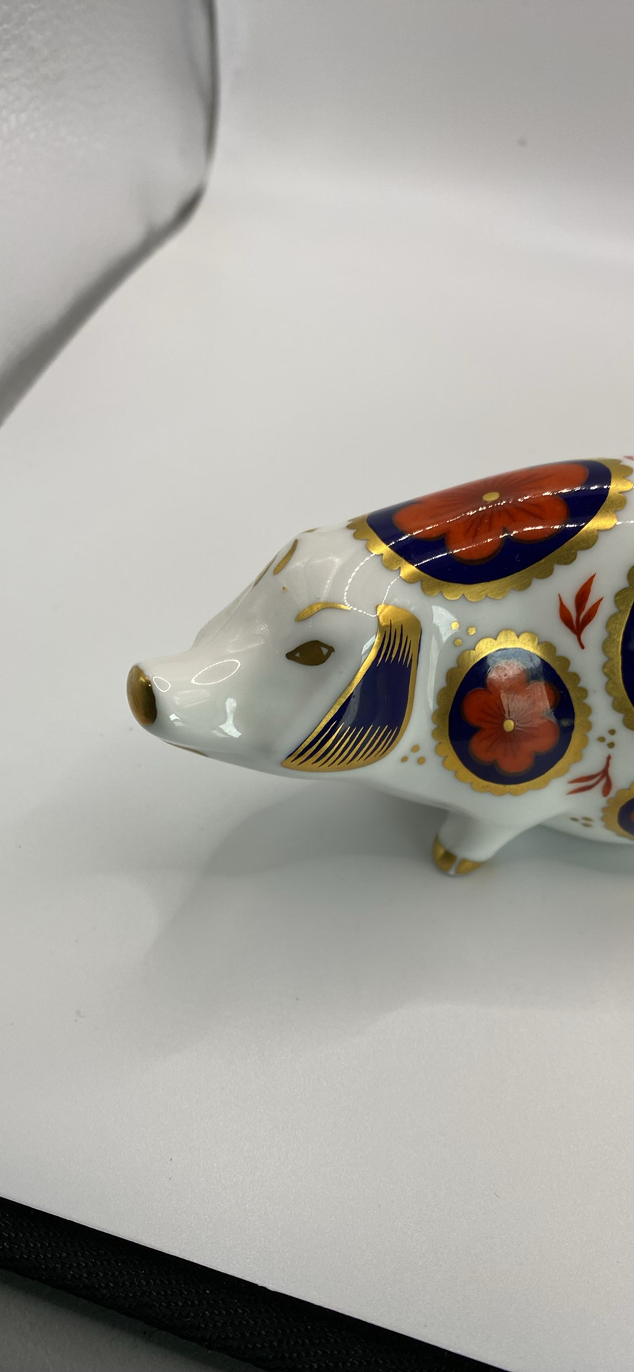 Royal Crown Derby Imari Pig Paperweight - image 3 of 9