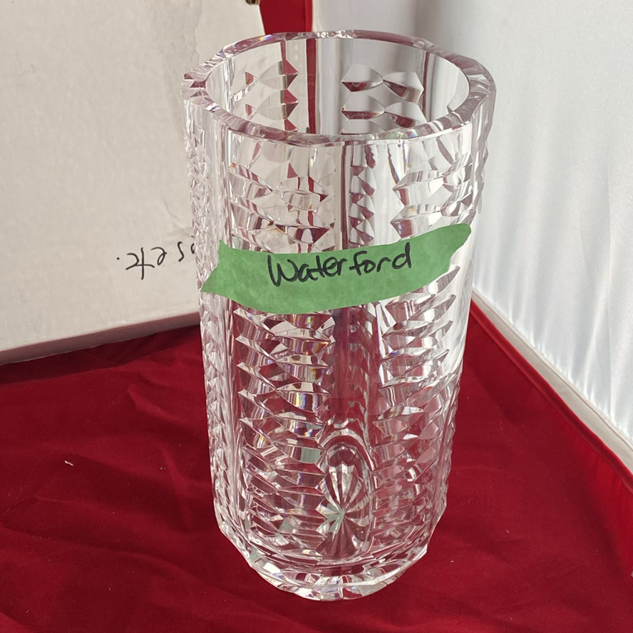 Waterford Alana Crystal Vase, Thomas Webb Water Pitcher and Rogasksa Pitcher - image 11 of 15