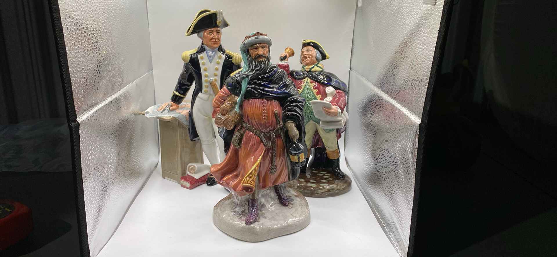 Royal Doulton Town Crier, God King Wenceslas, The Captain - image 1 of 13