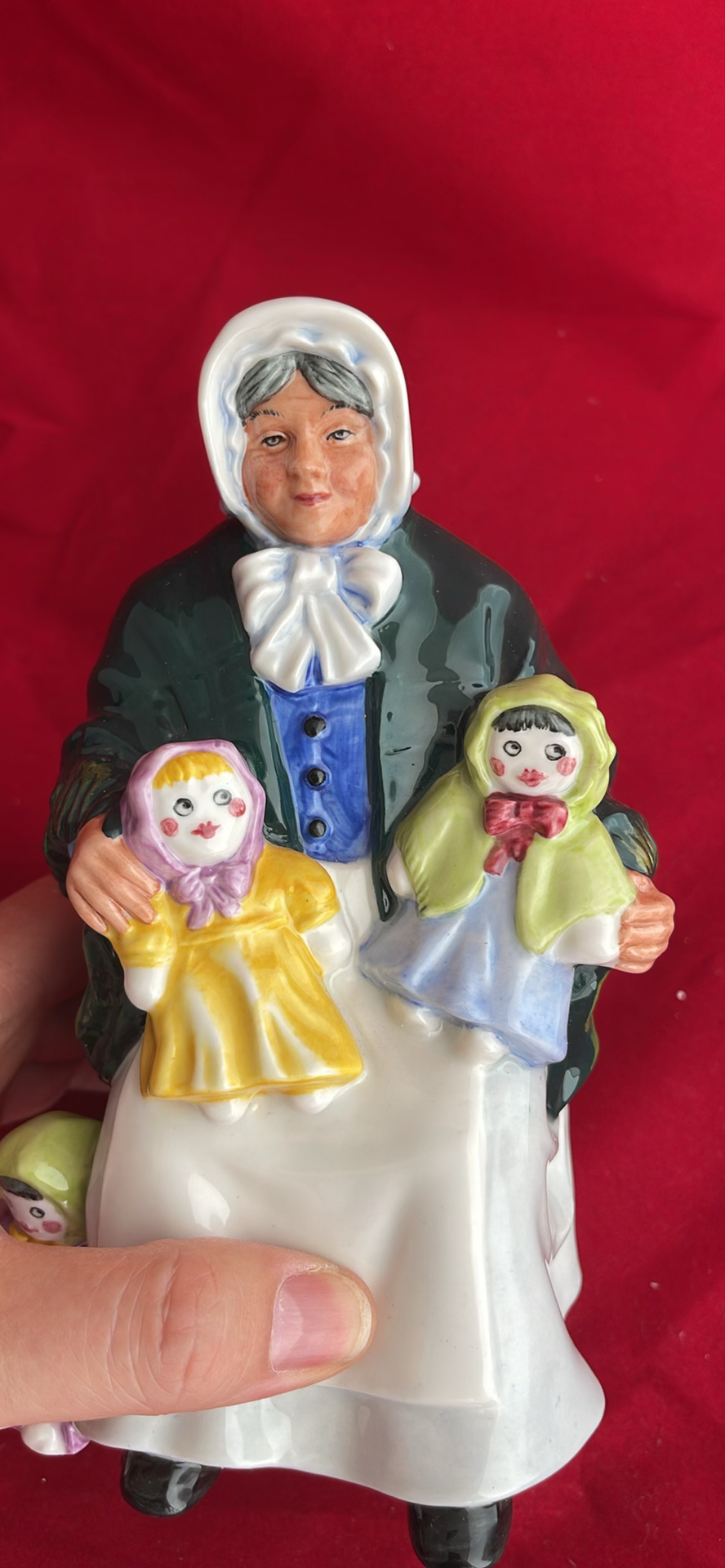 Royal Doulton Silks And Ribbons HN2017 And The Rag Doll Seller HN2944 - image 10 of 12